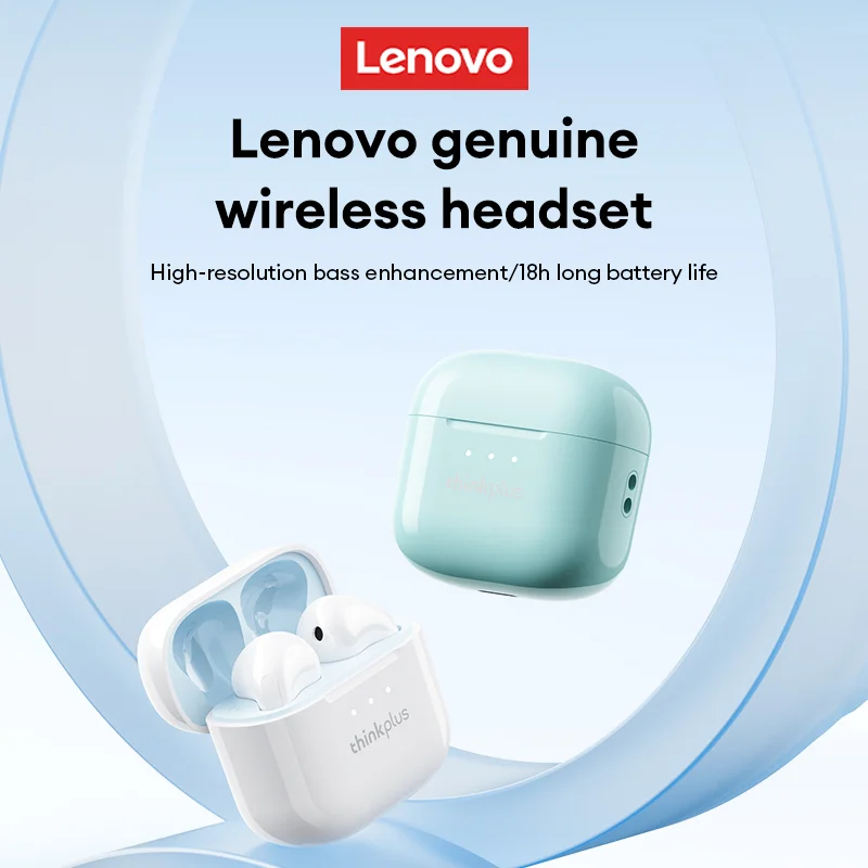 Choice Lenovo LP23 Bluetooth V5.4 TWS Wireless Headphones Deep Bass Sound Bluetooth 5.4 Headset Hands-free Calls Sport Earbuds