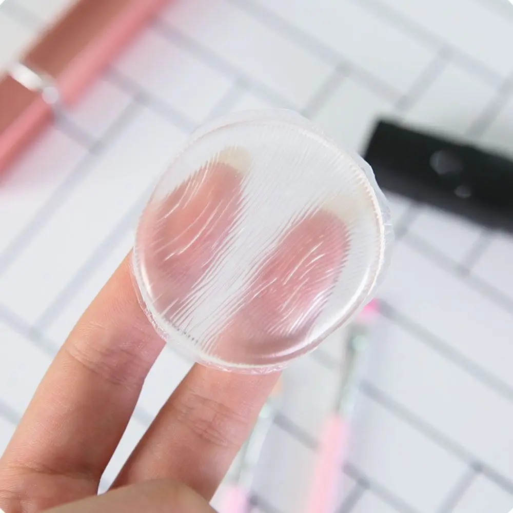 Nieuwe Siliconen Poederdons Transparant Geen Poeder Eetpoeder Jelly Puff Cosmetische Bladerdeeg Gezicht Foundation BB