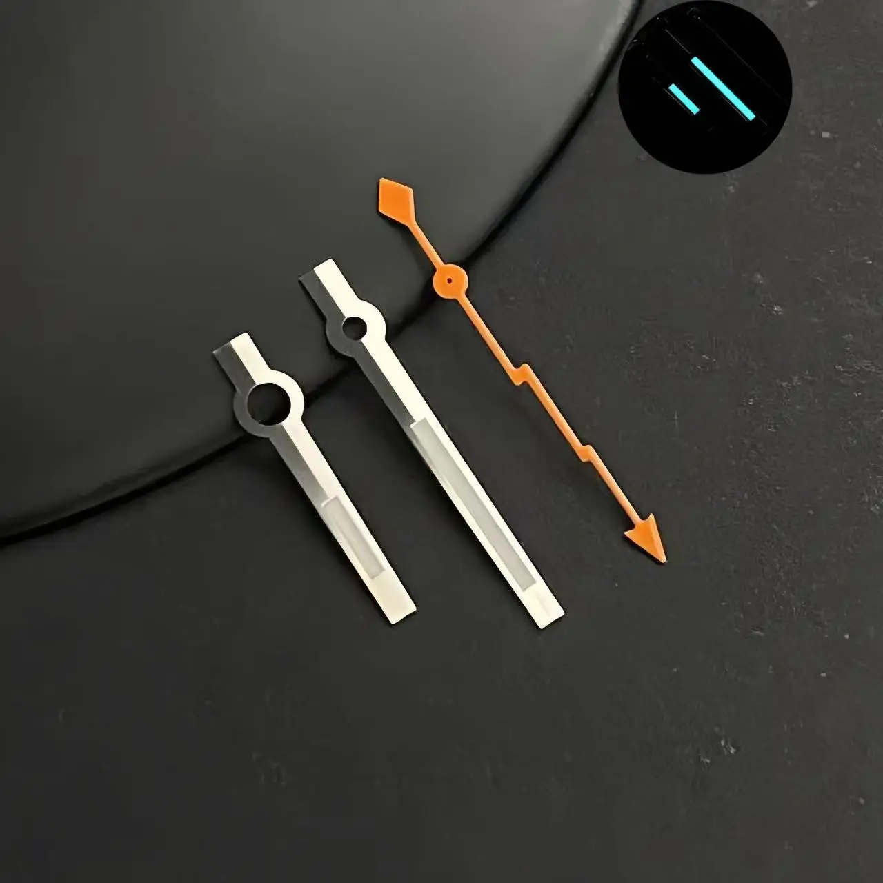 NH35 watch hands Lightning second hand series with blue luminescent for NH35/NH36/4R movement, watch replacement part