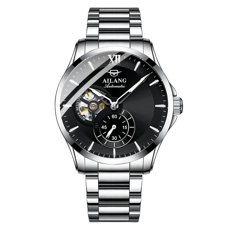 Watches for Men Tourbillon Skeleton Luminous Luxury Mechanical Self Winding Men's Wrist Watch Waterproof