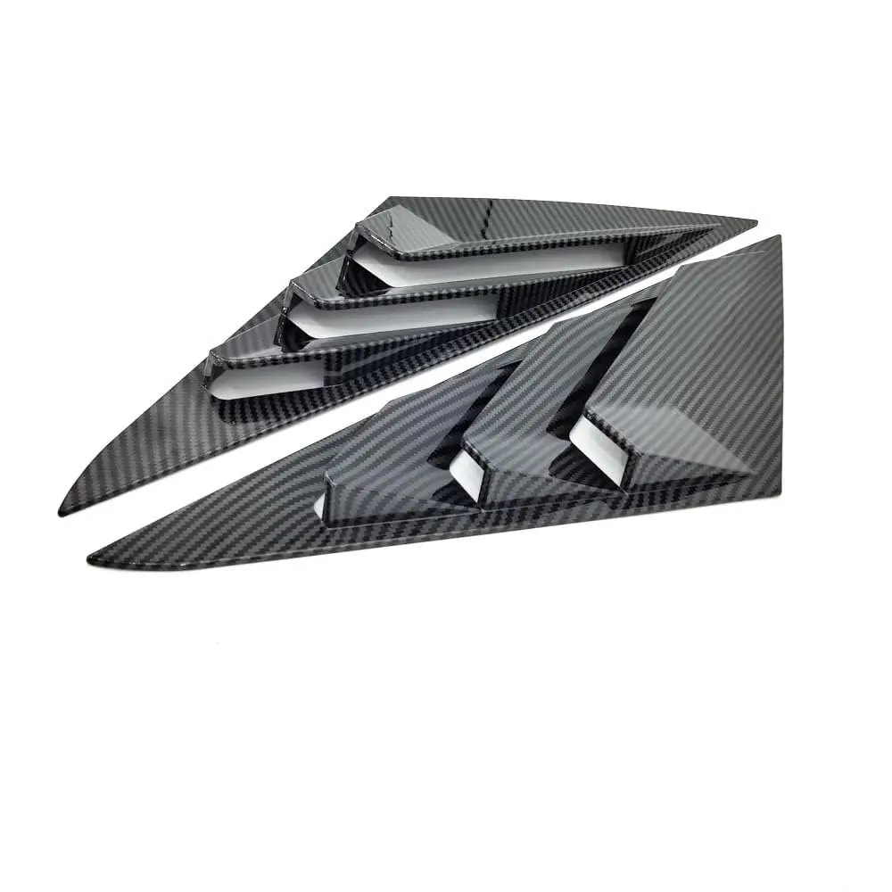For 2011-2014 Hyundai Sonata Door Window Louver Shutter Scoop Cover Trims 2Pcs