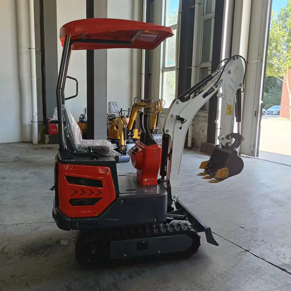 Hydraulic Bagger Clamshell Shovel Small Dig Machine Compact Crawler Thumb Pelle Digger Mini Home Excavator