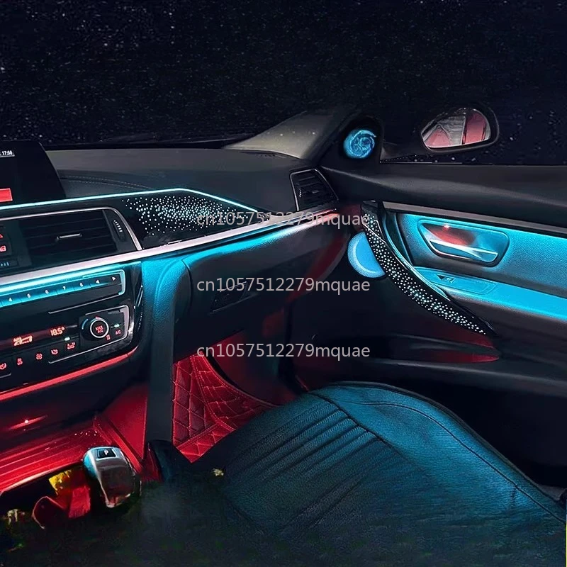 Ambient Strip Accessories Upgraded with 256 Color LED Car Interior Ambient Lighting for BMW 4 Series M4 F82/F83