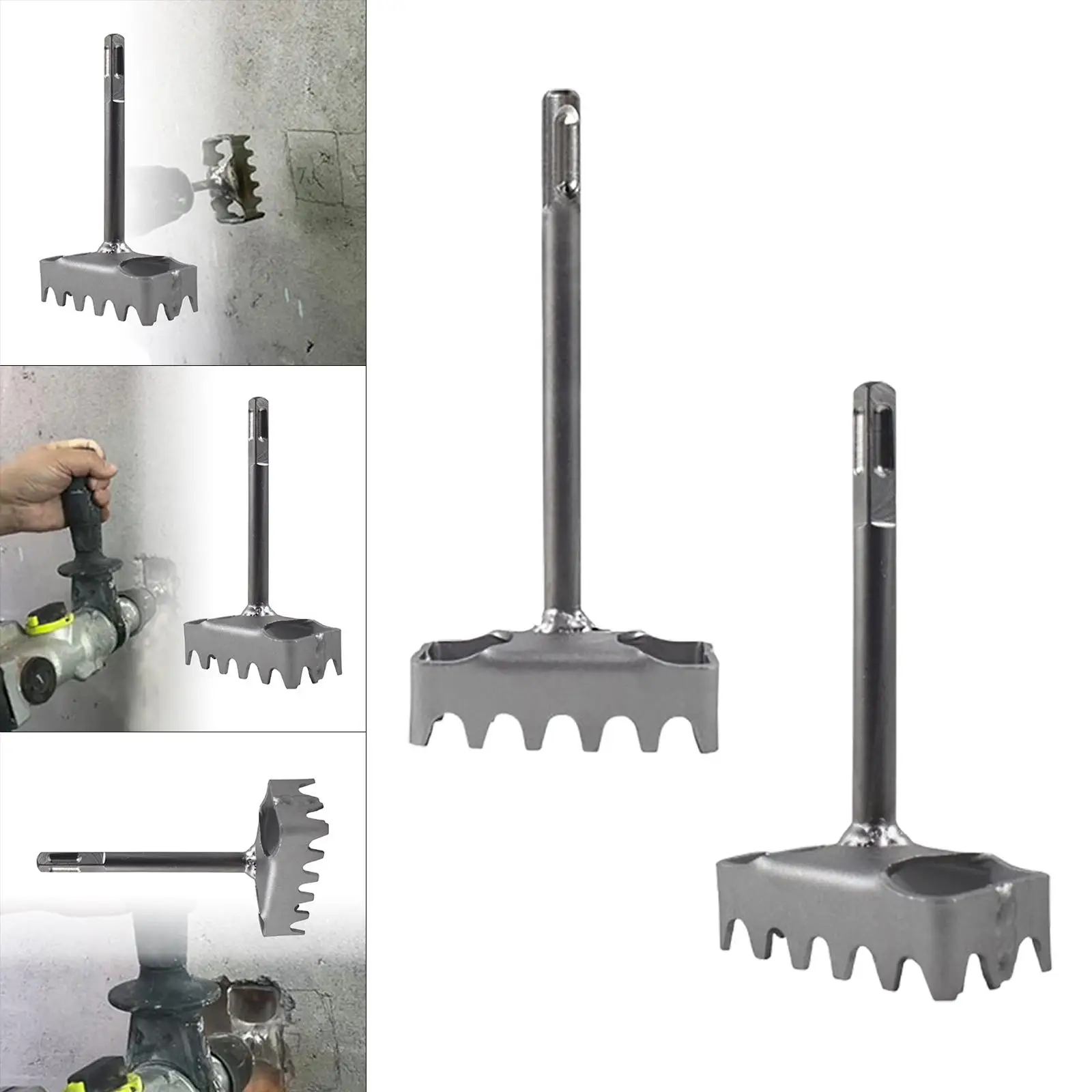 

Square Hole Cutter Fit 86 Type Sturdy Easy to Use Socket Puncher for Cement DIY Project Home Improvement Concrete Electrician