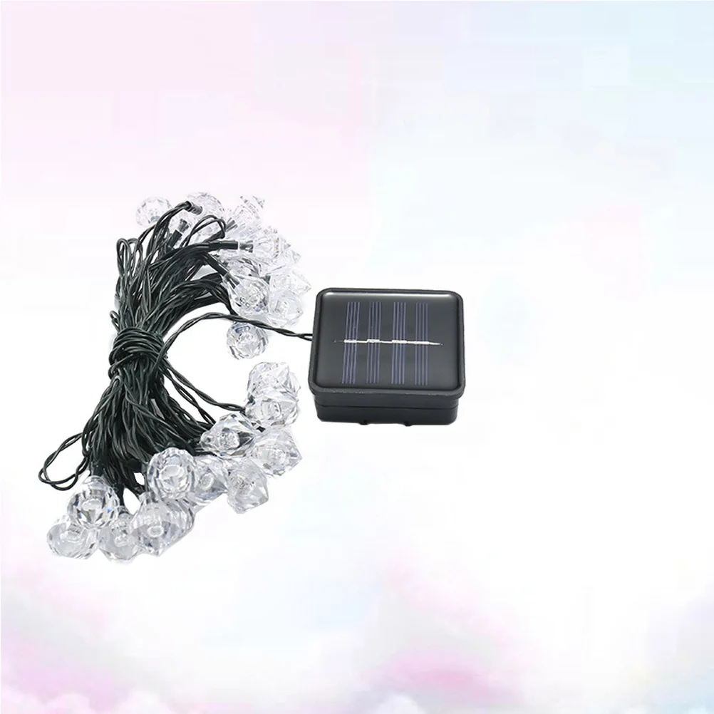 

20M Led Diamond Shaped Solar String Waterproof Fairy Lamp For Christmas Party Outdoor Indoor Decoration String Fairy Lights
