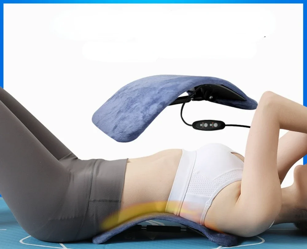 Elektrische cervicale wervelkolombrancard MultiLevel verstelbare stimulator Taille Nek Fitness Lumbale Cervicale pijnverlichting Verwarming Massager