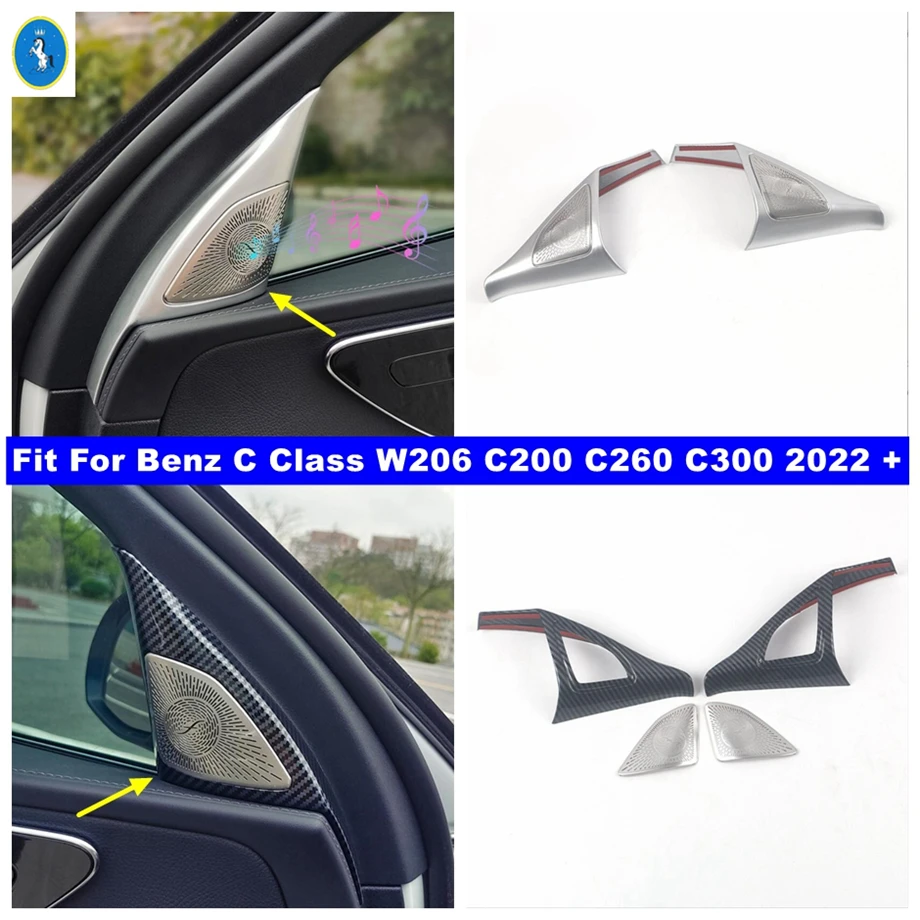 

Interior Accessories Pillar A Stereo Speaker Audio Loudspeaker Sound Cover Trim For Benz C Class W206 C200 C260 C300 2022 2023