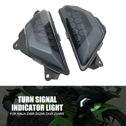 For Kawasaki For Ninja 650 400 300 250 ZX-25R ZX4R Flasher Light ZX-6R ZX25R EX250 EX650 LED Turn Signals Indicator Blinker