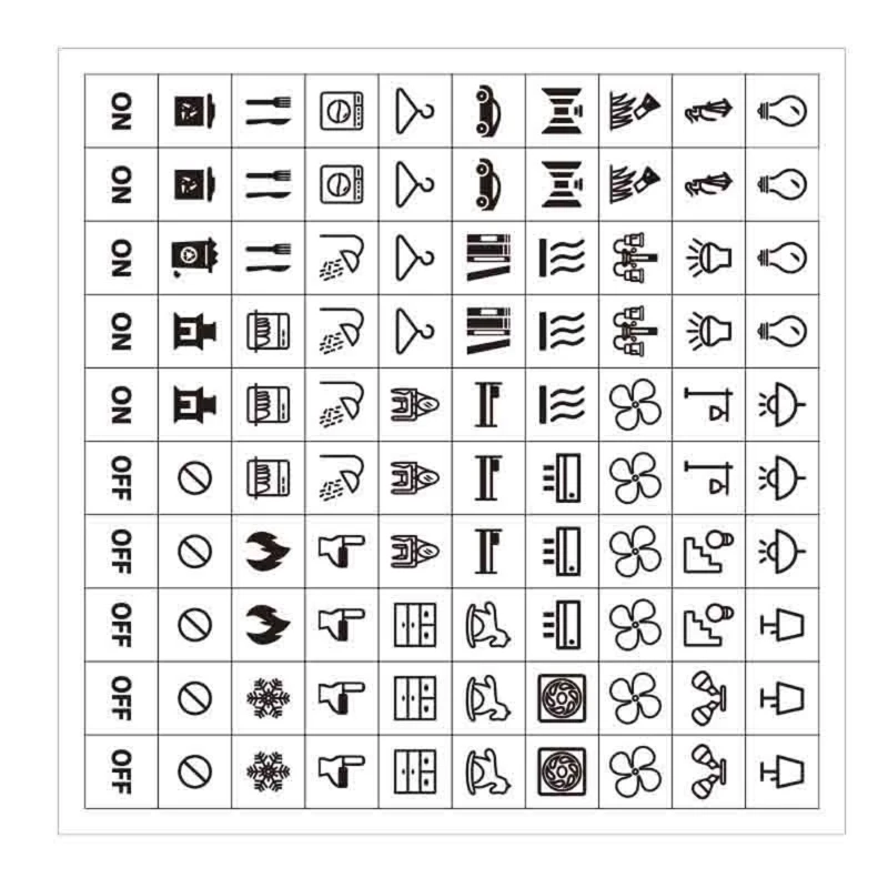 Light Switchs Labels Sticker Adhesive Switchs Panel Labels for Home,Office Use J0MC