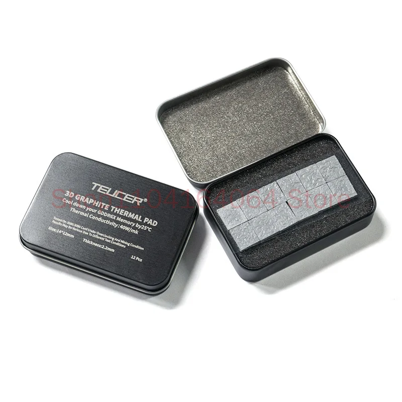 3D Graphene Heat Dissipation Pad Silicone Resin Pad 3080 Graphics Card 3090 Memory Thermal Conductive Silicone Pad