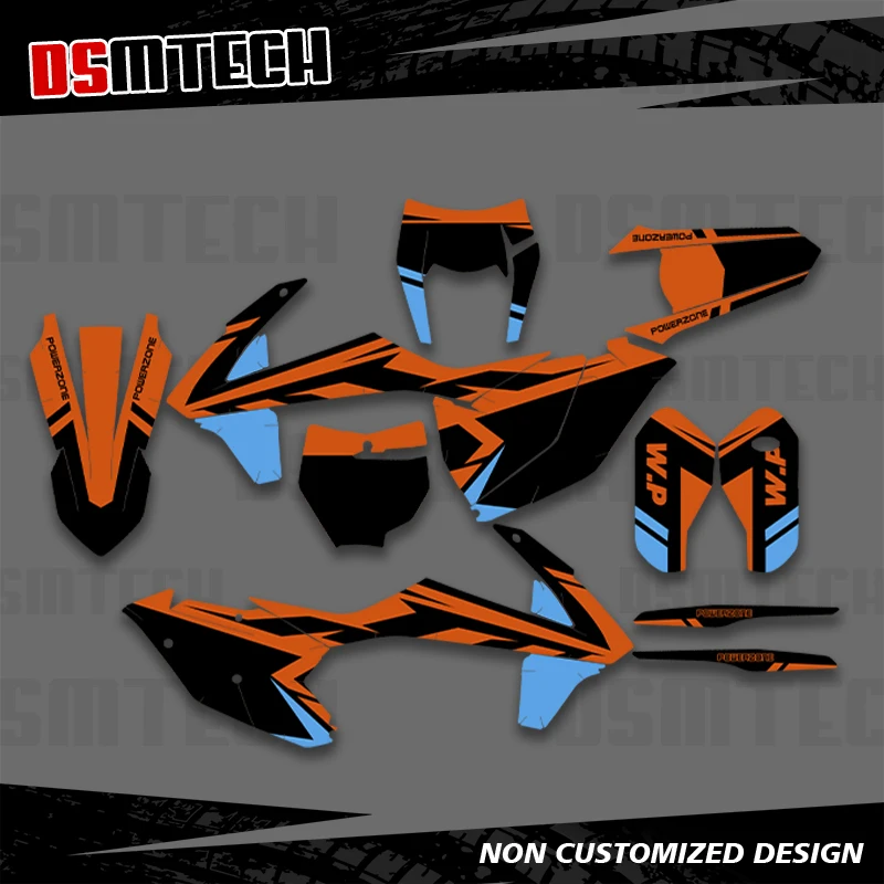 

DSMTECH для KTM 125 250 350 450 500 SX SXF XC XCF 2016 2017 2018 EXC EXCF XCW 2017 2018 2019 Графические наклейки Наклейки 001