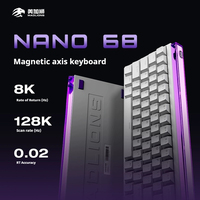 Madlions Nano68 PRO Magnetic Axis Adjustable Electronic Gaming Keyboard Nano68ttc Heavenly King RT0.01 Sports Grade Performance