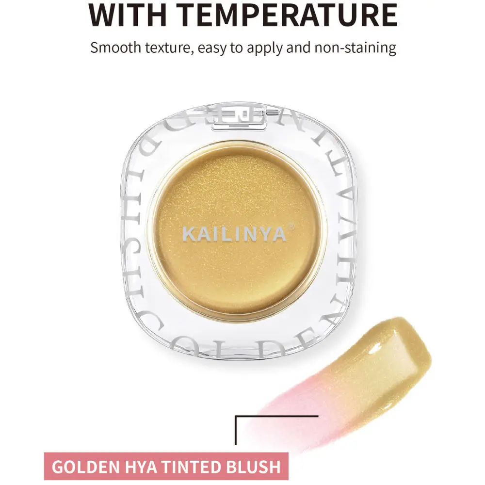 Professional Color Changing Blush Cream Temperature Sensing Natural Radiant Cheek Tint Long Lasting Makeup Face Palette