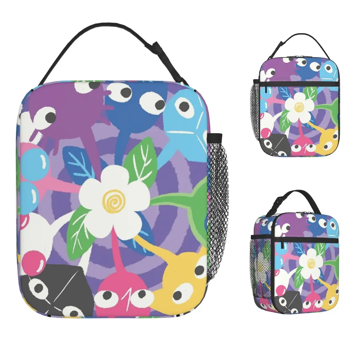 

Funny Pikmin Game Lunch Bag Portable Insulated Lunch Box Men Picnic Designer Cooler Bag Fashion Waterproof Thermal Tote Handbags