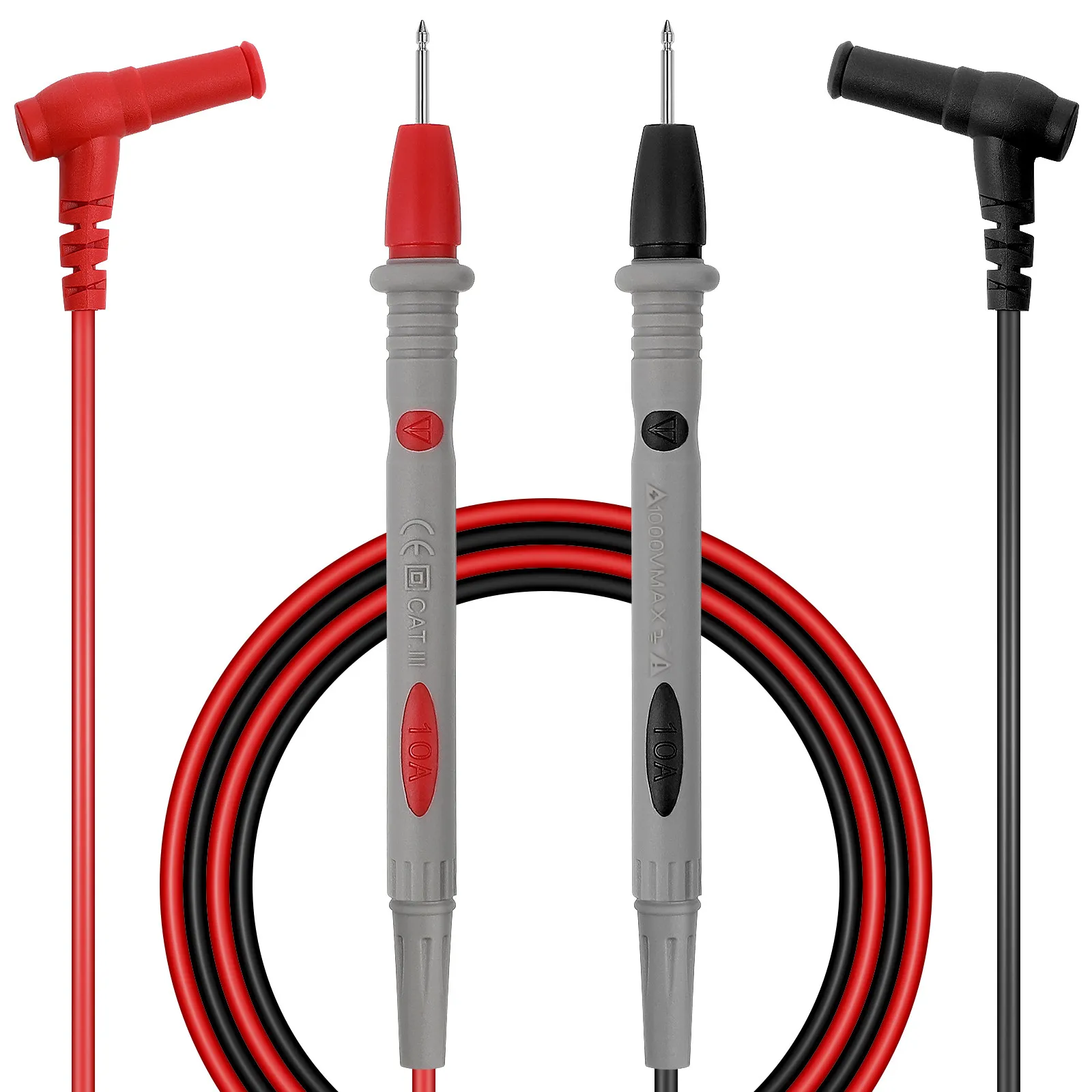 

1 Pair Multimeter Probes Insulation Piercing Test Cables For Electrical Automotive Repair Testing Kits Wire Piercing Needle