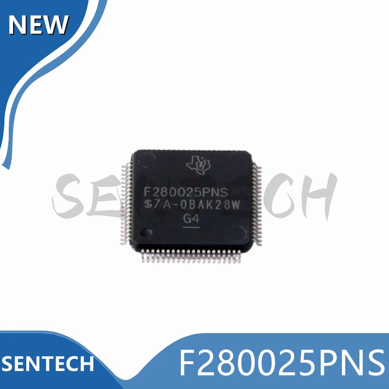 5Pcs/Lot New Original F280025PNS LQFP-80 TMS320F280025 C2000™ MCU with 100MHz frequency, FPU, TMU, 128kB flash memory