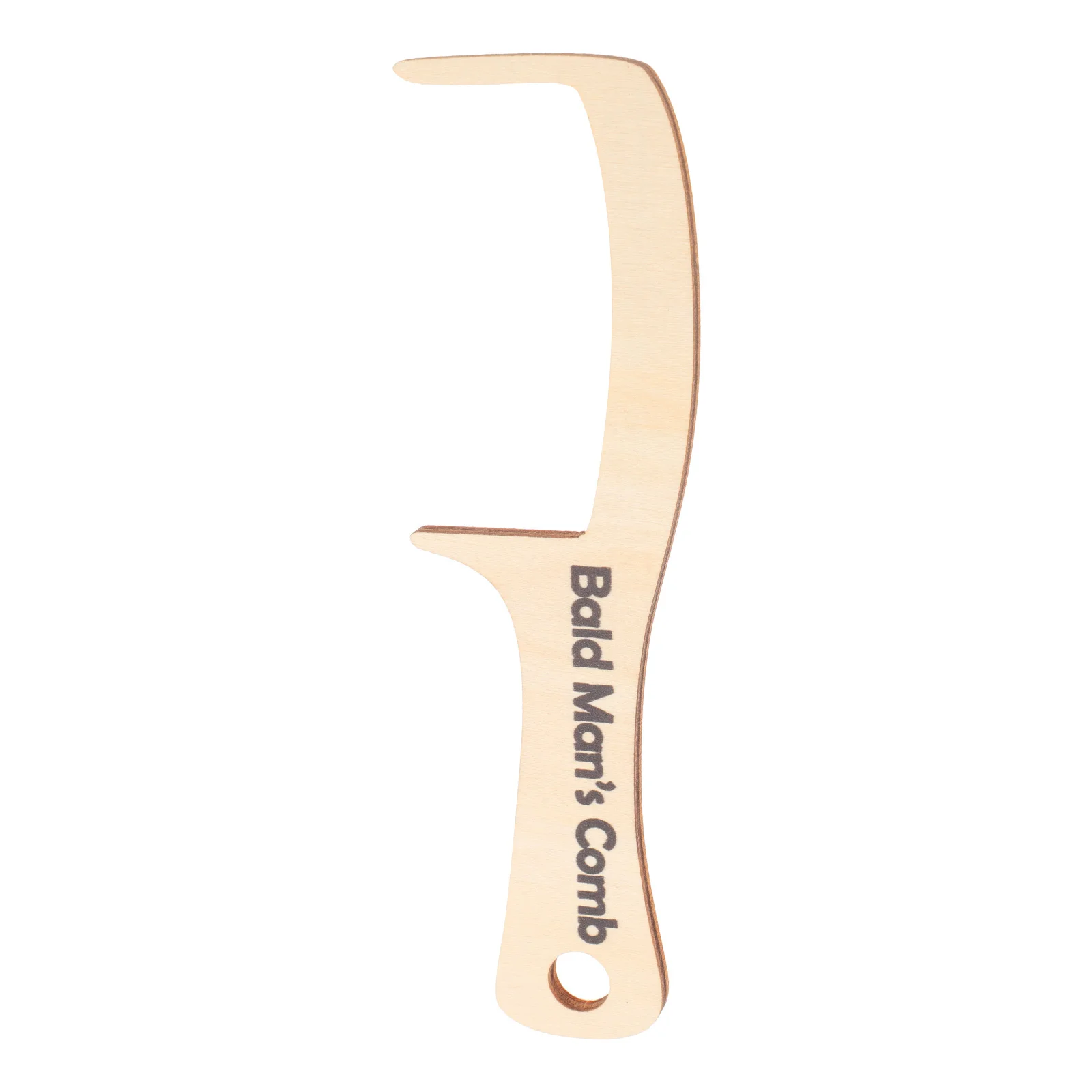 

Wooden Bald Man Comb Large Tooth Grooming Tool For Hair Beard Mustache Styling Funny Prank Gift Humorous Accessory