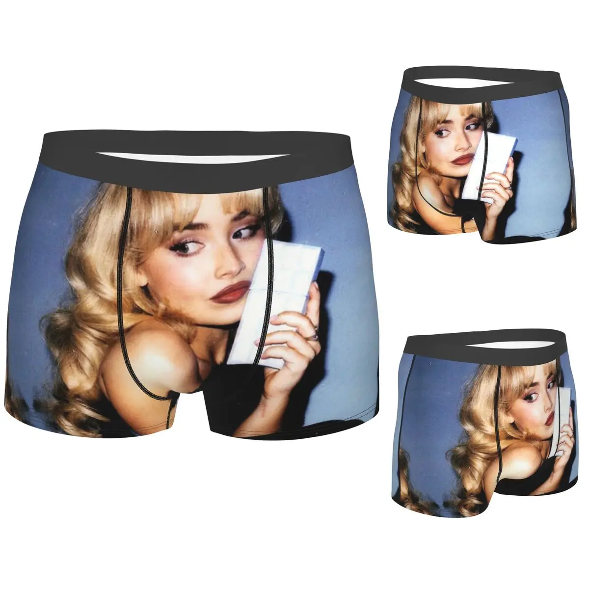 

Boxer Underpants Shorts Sabrina Carpenter Eras Tour Panties Male Ventilate Underwear for Homme Man Boyfriend Gifts