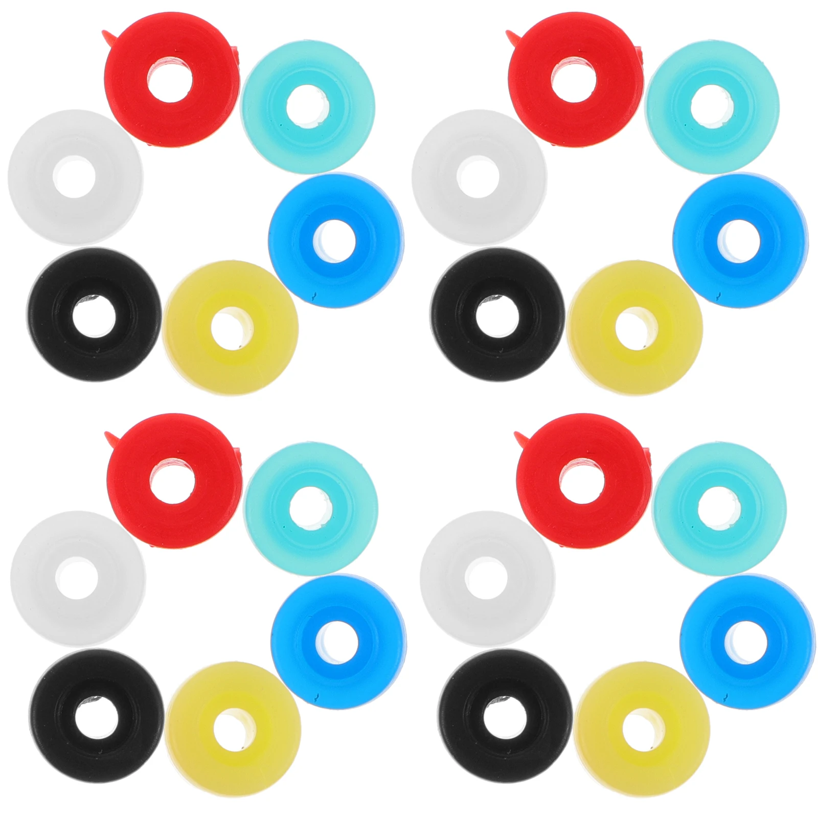 

100Pcs Silicone Pin Grommets Coil Machine Needle Cushions Stable Vibration Reduction Pads Auxiliary Tools