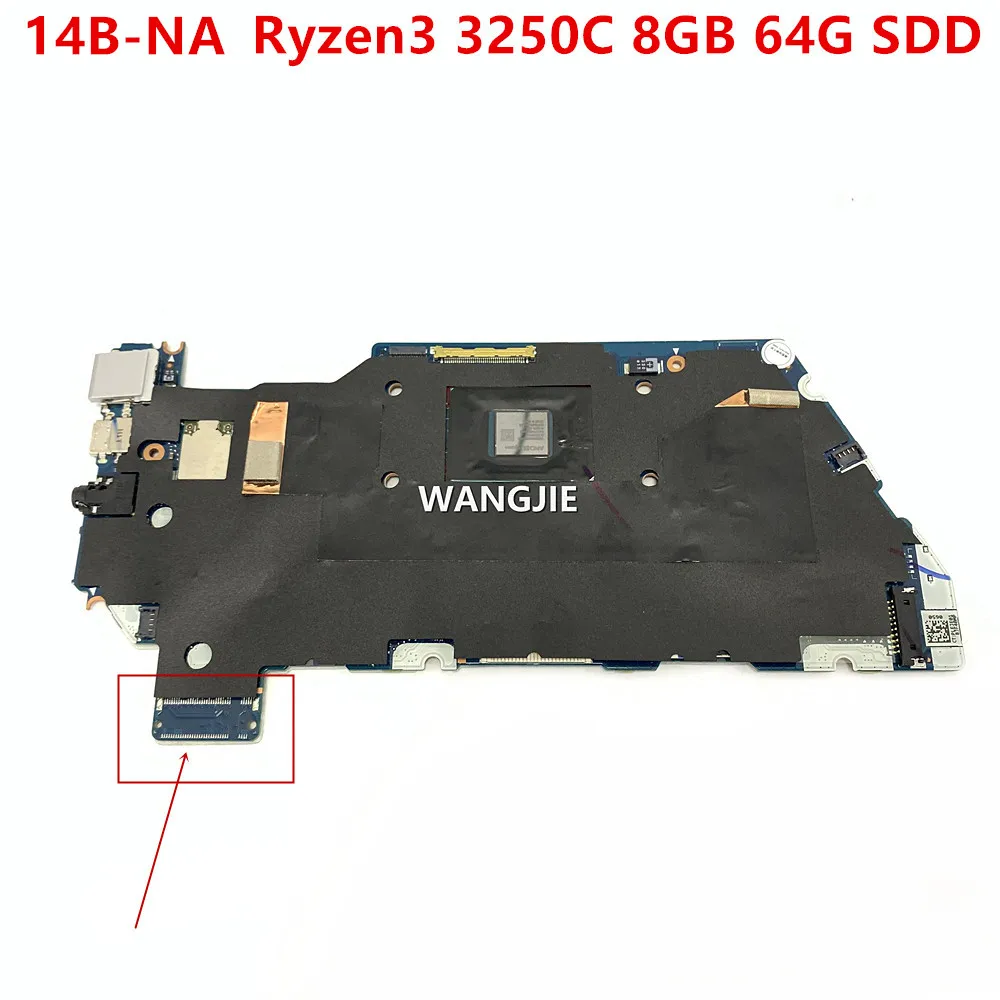 M31749-001 لـ HP Chromebook 14B-NA اللوحة الأم للكمبيوتر المحمول DA0GCAMBAD1 مع Ryzen 3 3250c RAM 4GB 100% تم اختبارها بالكامل