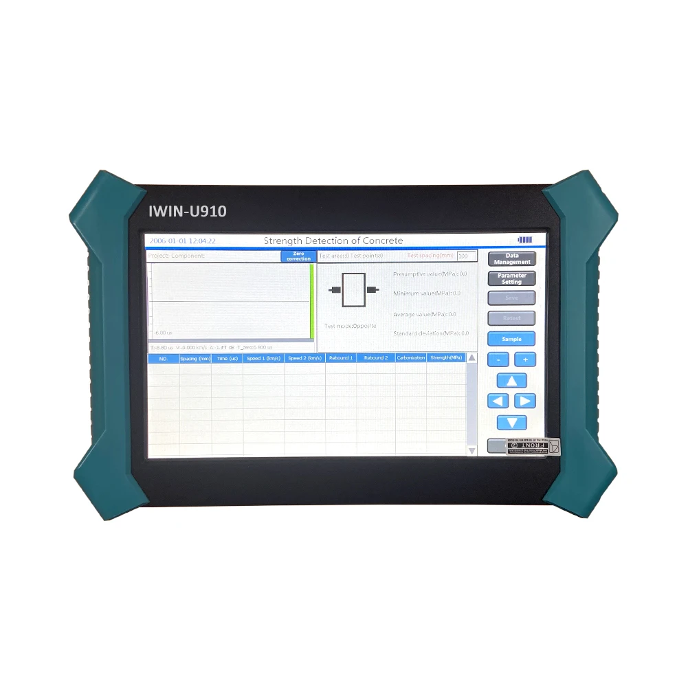 Non-Destructive Ultrasonic Pulse Velocity Measurements Test In Solid Medium