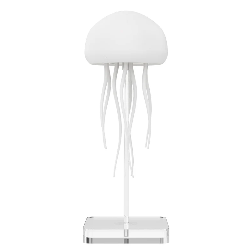 

Rechargeable smart product 16 color-changing mood light rotating jellyfish light touch voice control bedroom decoration