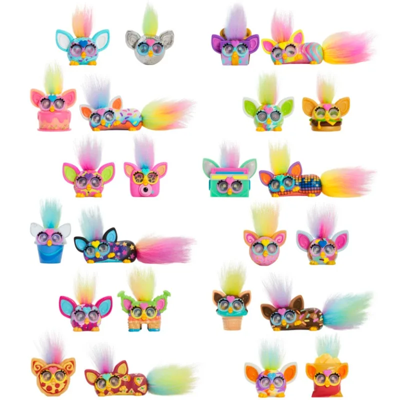 Hasbro Furby Furblets Plush Toys Doll Pet Singing Dancing Talking Recording Owl Party Collect Ornaments Kids Gifts