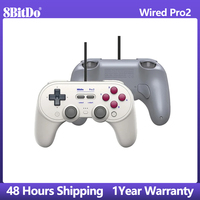 8BitDo Wired Pro2 Controller Support For Nintendo Switch/Switch Oled,Steam Deck,Win10/11 USB Gamepad