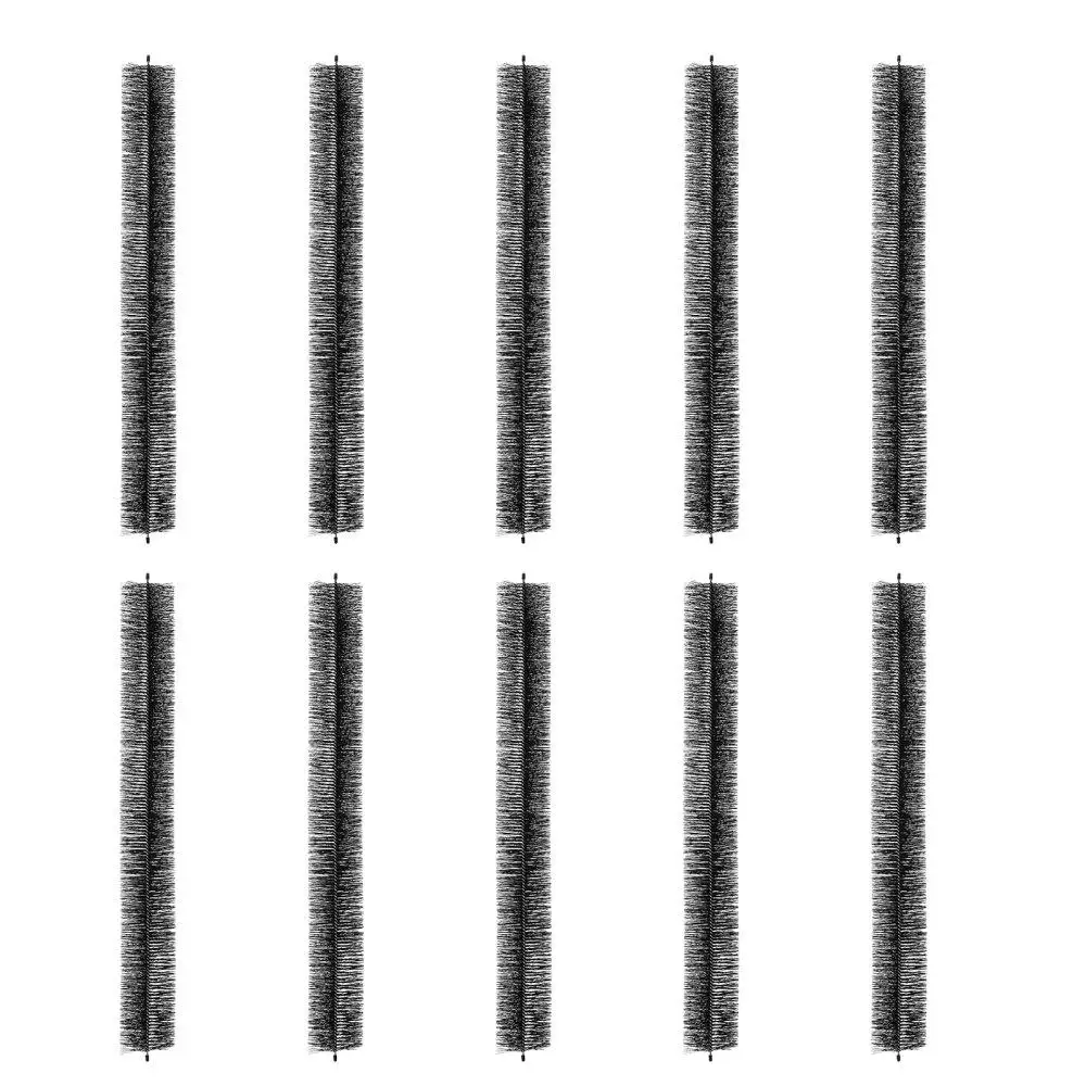 

Gutter Brush 30 Feet Long 4.33 Inch Diameter Gutter Cleaning Tool for 5 Inch Gutters Ground Level Leaf Guard 10-Pack