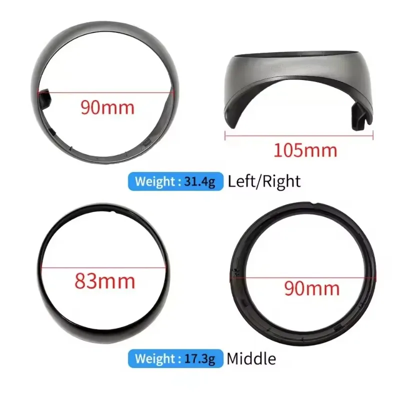 Car Front Air Conditioner Vent Grille Outlet Trim Cover For Mercedes W205 W253 For Benz C GLC Class C180 C200 GLCC260 GLC300 - view 4