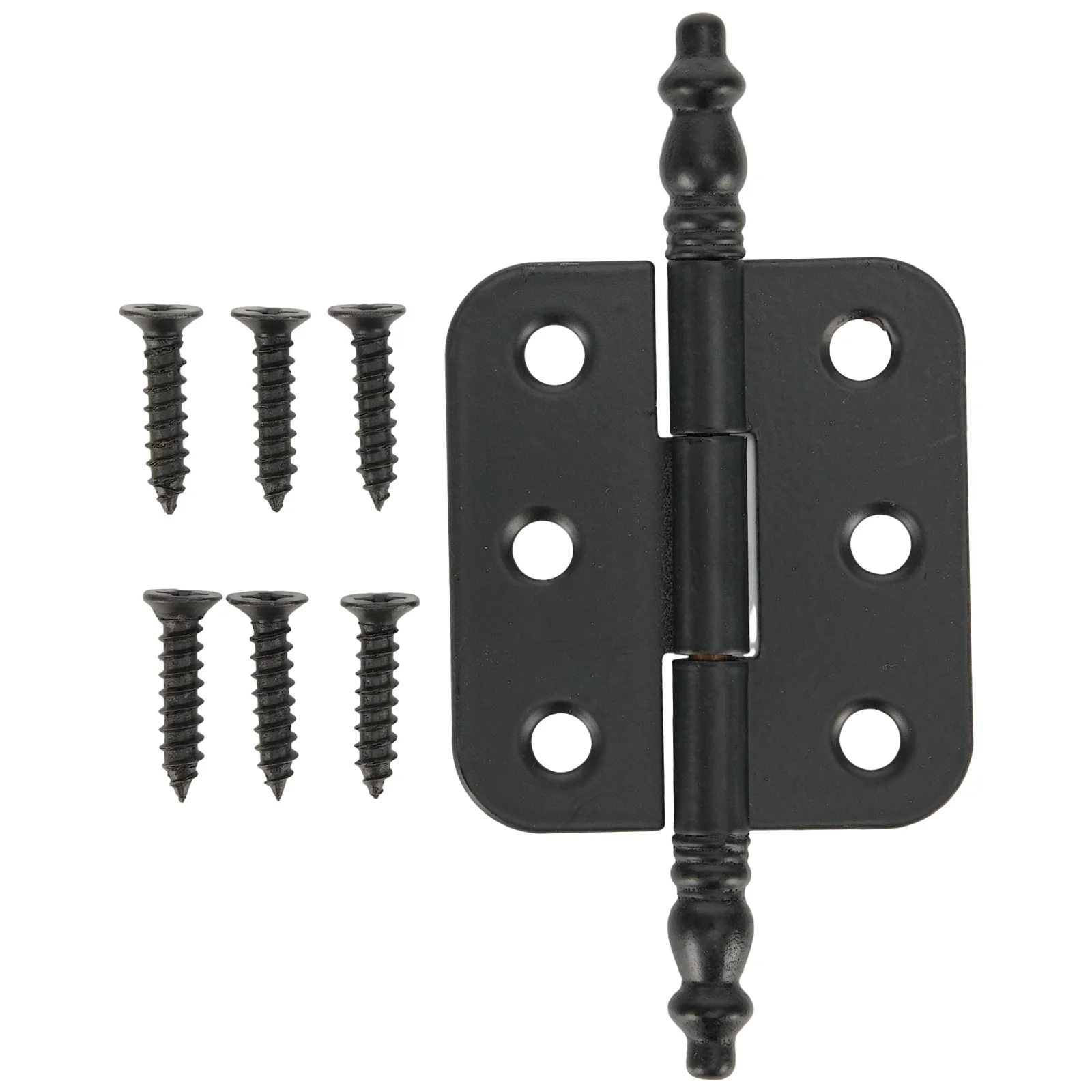 Perfect Match New Home Shop Hinges Decoration Hinges 6 Holes Antique Crown Head Beautiful Decorative Easy To Install
