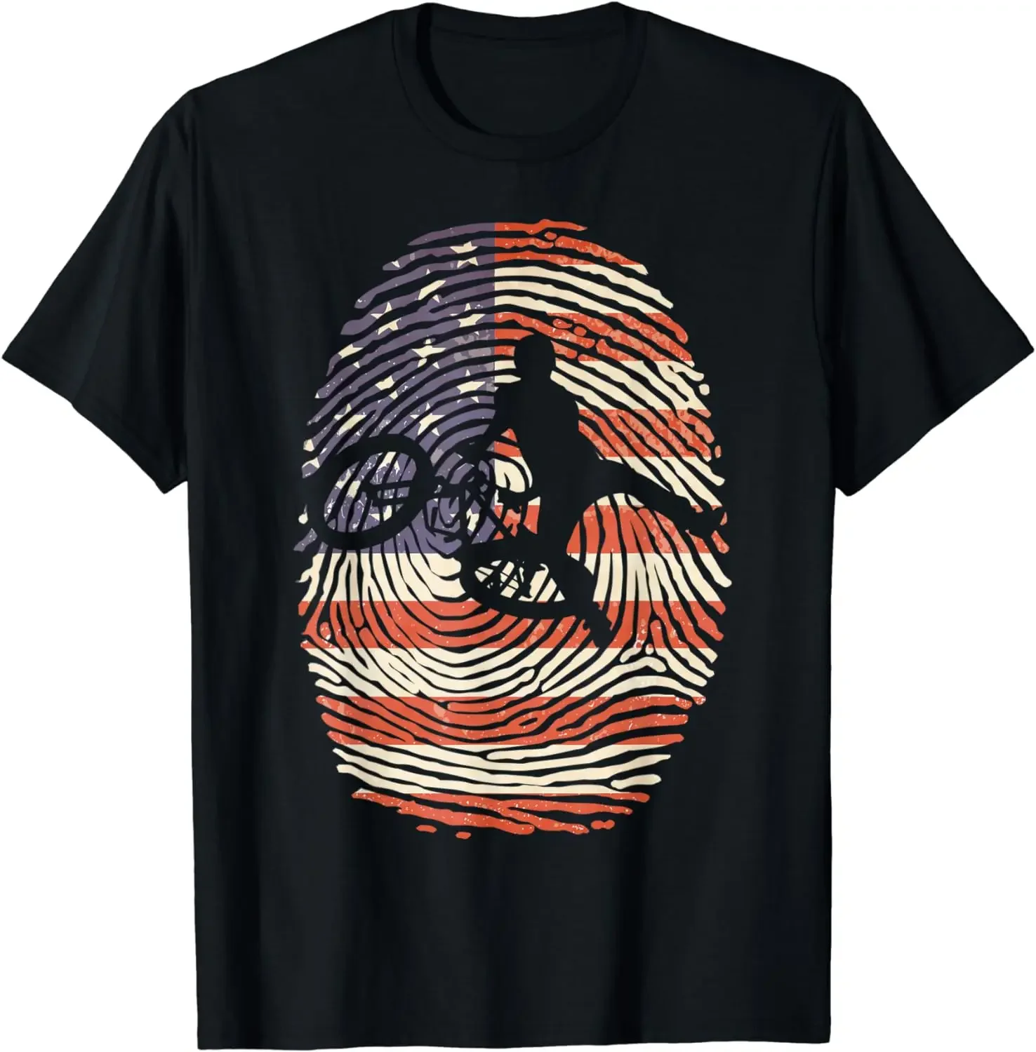 Мужская одежда, топы, футболки с графическим рисунком, женская футболка, США, BMX футболка для велосипеда с круглым вырезом, 2024, Велоспорт, футболка