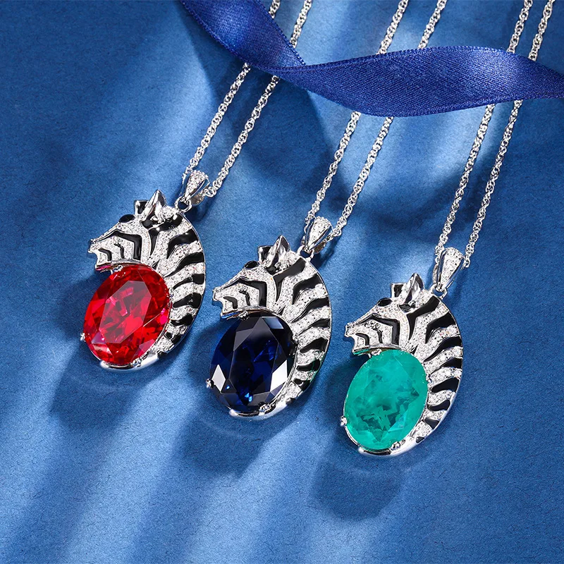 

New autumn and winter jewelry: new gold-plated copper zebra pendant with a 15*20 main stone, offering a light luxury and unique