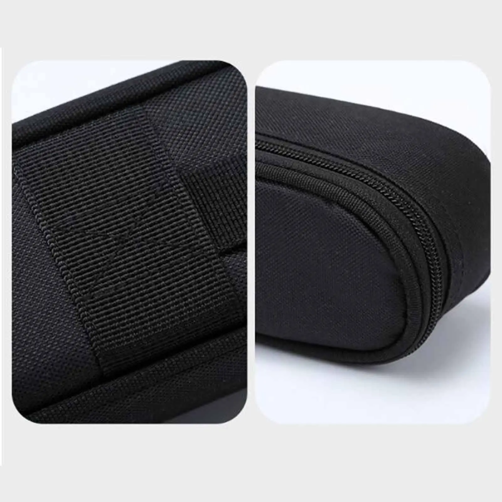 

Portable Pool Cue Case Oxford Cloth Organizer Zippered Pocket for Billiard Cues with Adjustable Strap for Home Hall Use