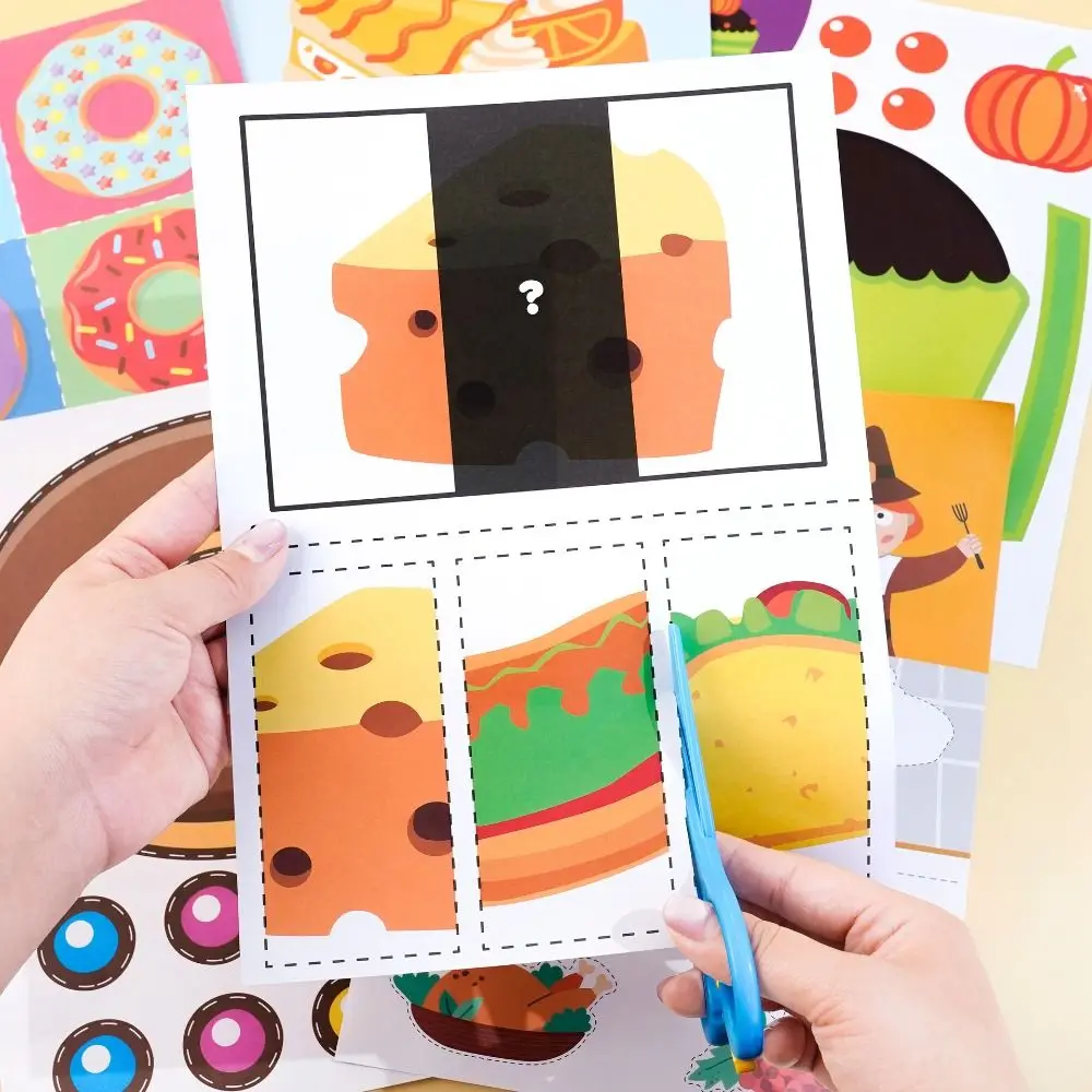 Papier Kinder Papier-schneiden Buch Spielzeug 3D Tier Muster Montessori Kindergarten Puzzle Papier Kunst Lernen Scrapbooking