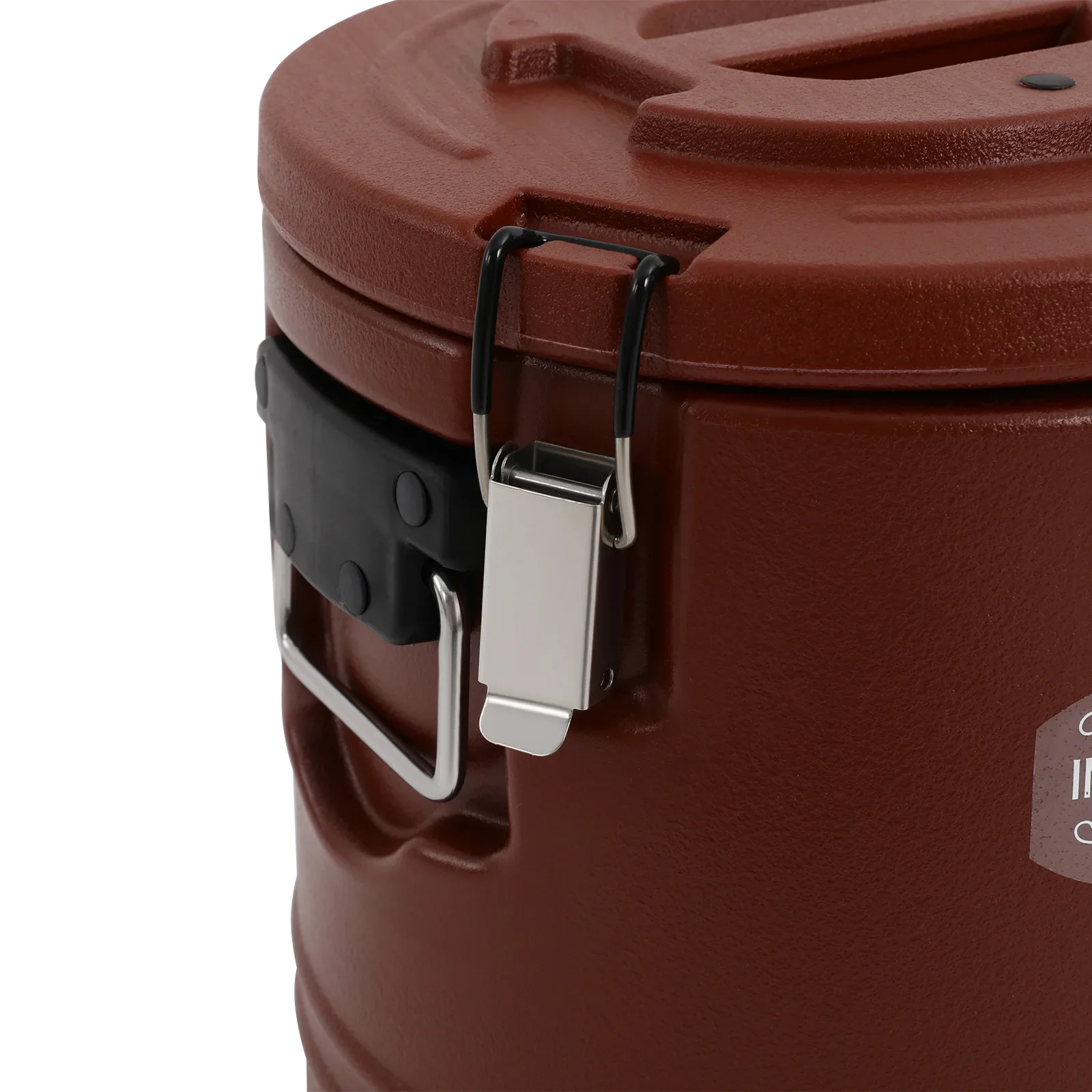 商業 15L 断熱食品保存バケツステンレス鋼/PE/PU フォームラウンドコンテナレストランケータリング屋外イベント