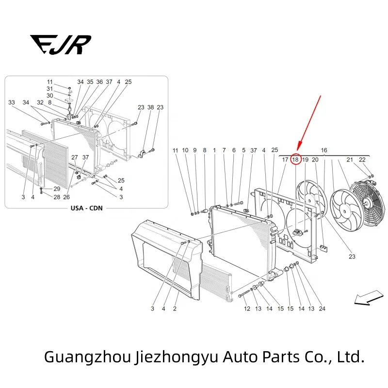 High quality Radiator electronic fan Resistor For Maserati 4200 GranCabrio GranTurismo cars accessories OEM 263140