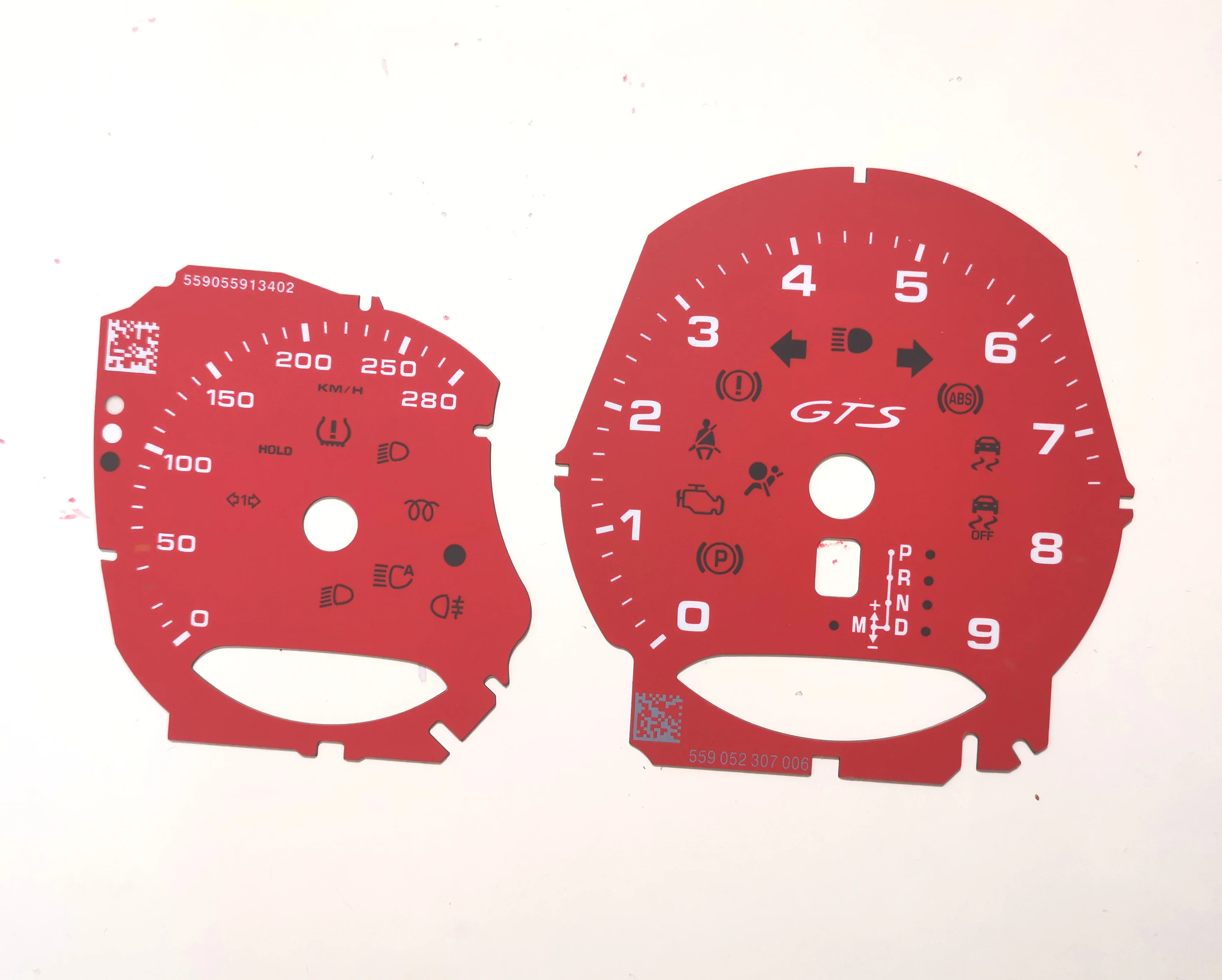 Meetvlak Overlay Gts Instrumentenpaneel Gezichtsticker 9000Rpm 280Km Voor Porsche 981 Cayman