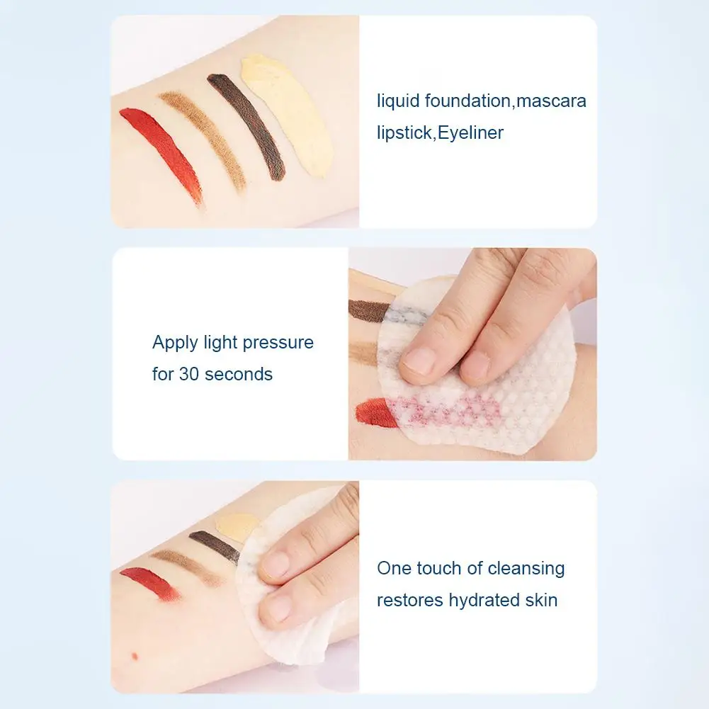 Gentle Makeup Remover Wipes All-in-One, Icy Cooling Cleansing Facial Wipes for Waterproof Mascara & Eye Makeup, Portable