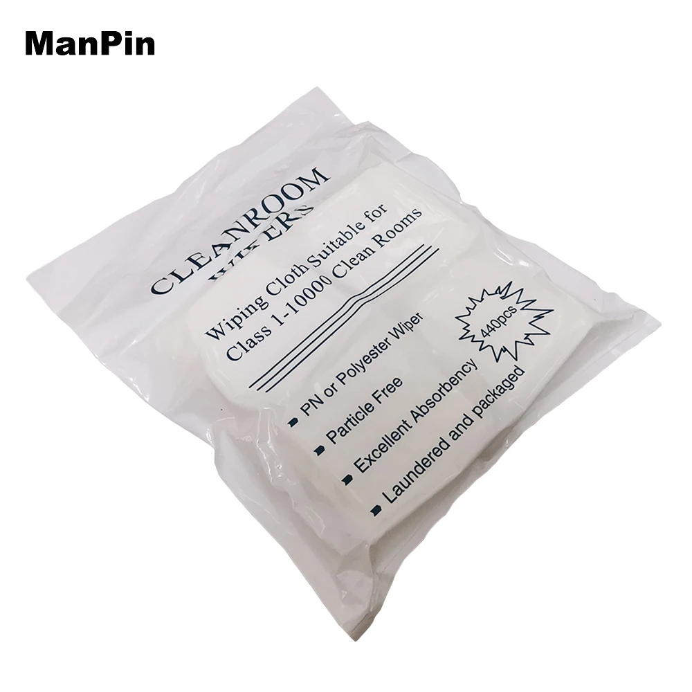 440 قطعة 4 بوصة غرف الأبحاث مساحات مكافحة ساكنة الغبار إزالة شاشة LCD عرض تنظيف الهاتف المحمول إلكترونيات إصلاح لينة خالية من الوبر #6