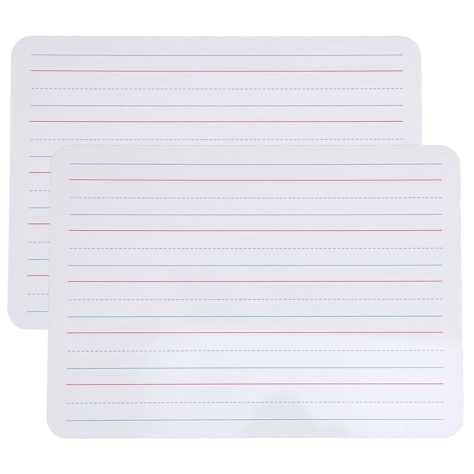 2 Pcs Rewritable Set Double Sided Small Whiteboard Child Whiteboards for Students