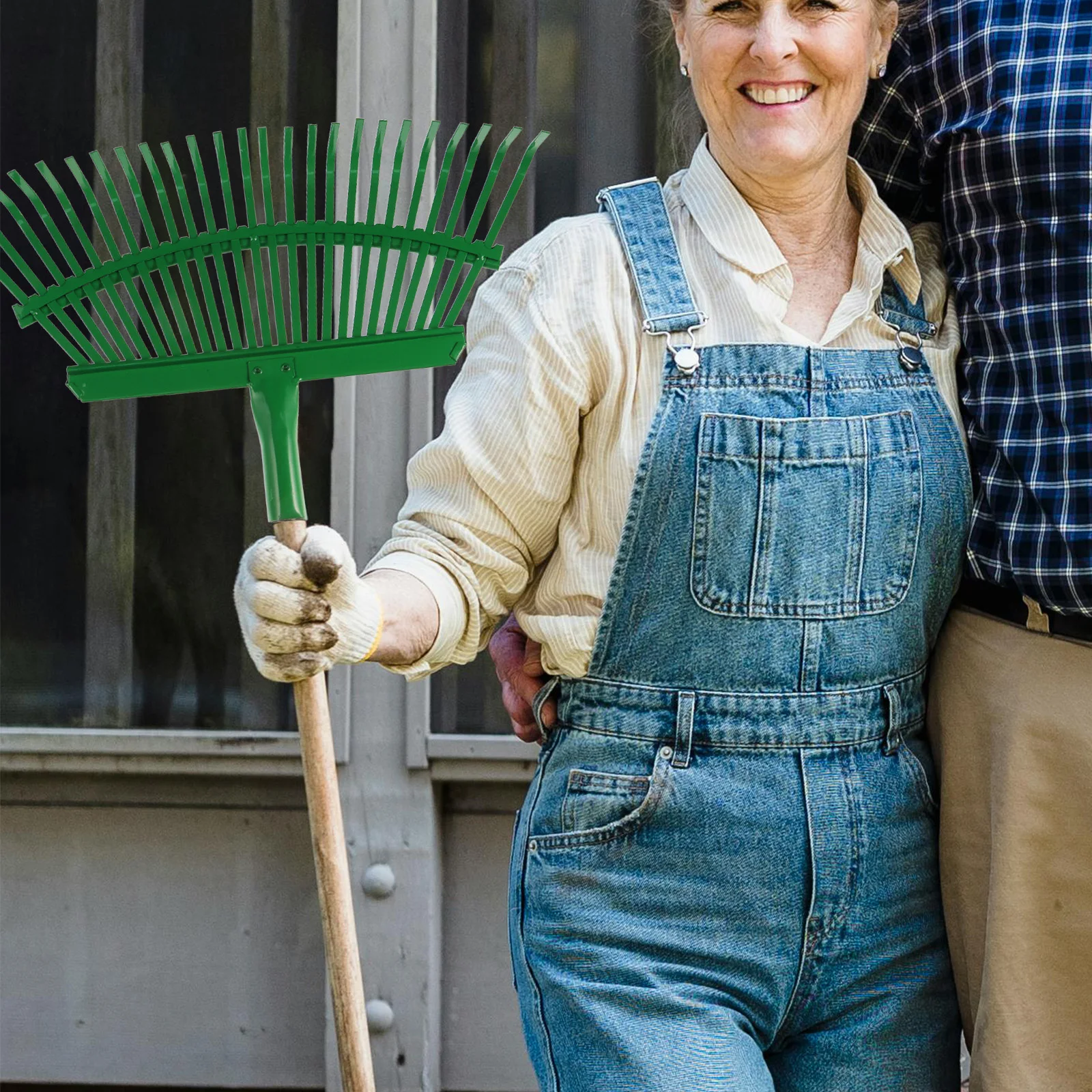 

Gardening Tools Leaf Heavy Duty Lawn Hand Garden Tool Compact Lightweight High Carbon Steel Efficient Labor Saving for Leaves