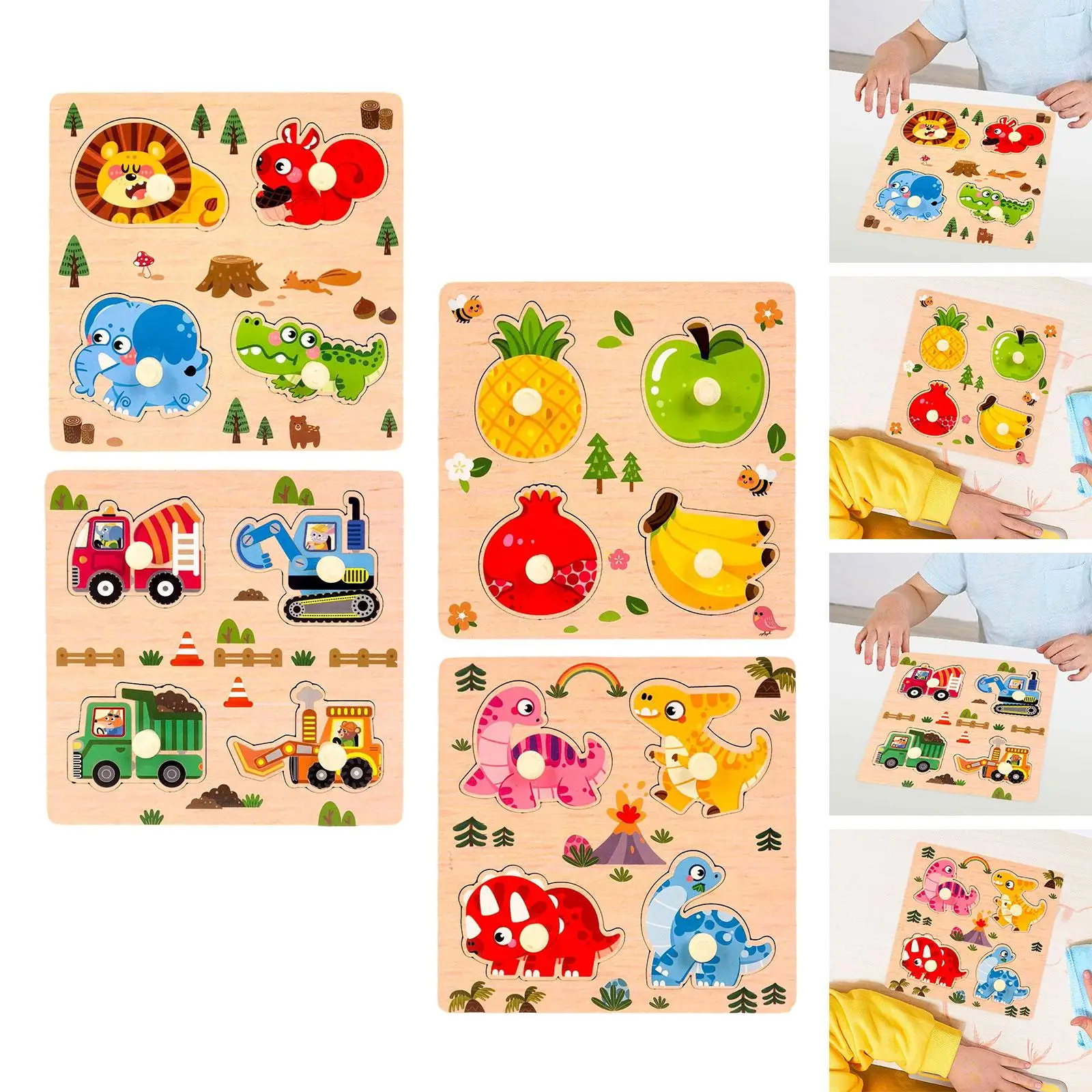 กระดานจับคู่รูปทรงไม้สำหรับกิจกรรมกลางแจ้ง