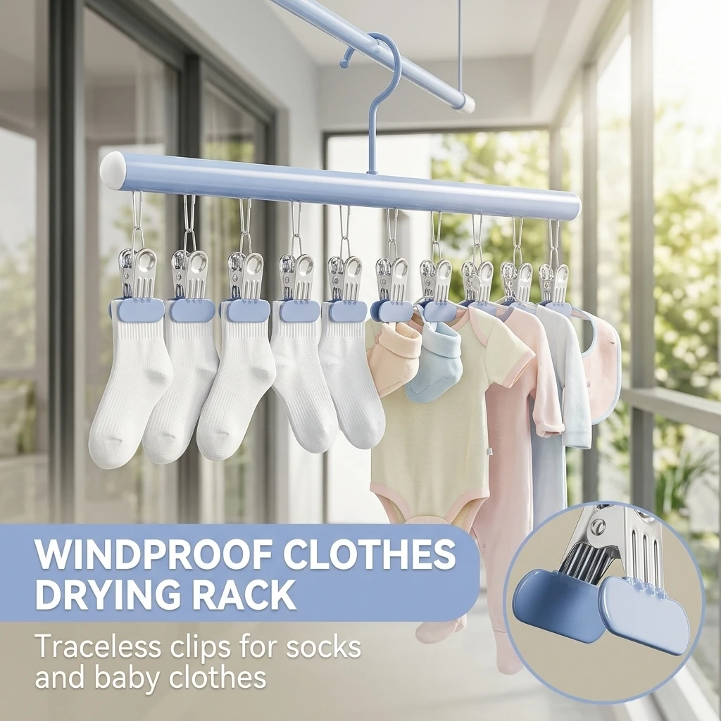 رف تجفيف الجوارب، حامل ملابس م - مراجعة Baby Clothes وسعره