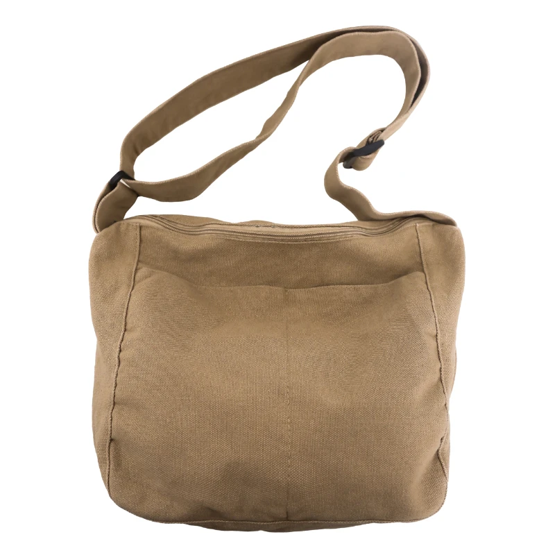 Canvas Dames Schoudertassen Met Rits 2024 Nieuwe Populaire Crossbody Tassen Voor Dames Massief Naaigaren Bolsas Femininas