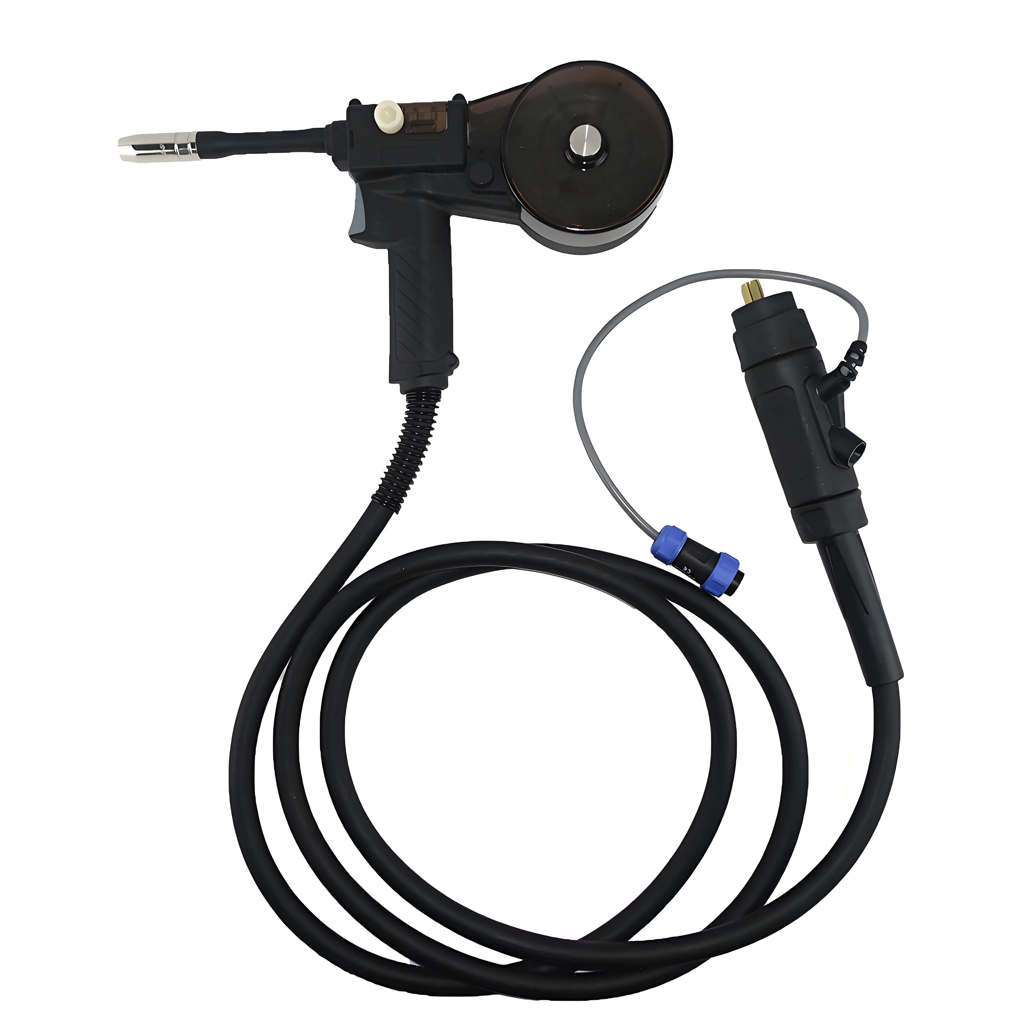 Professional MIG Torch Spool Gun for Aluminum & Gasless Steel Wire Welding - 3m (9.8ft) Long