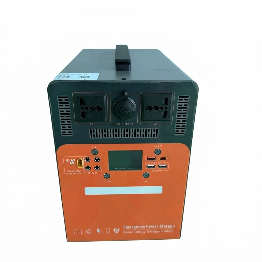 Smart 12V 90Ah LiFePO4 All-in-One Solar Generator Portable Power Station with Bluetooth App for Home & Outdoor Use