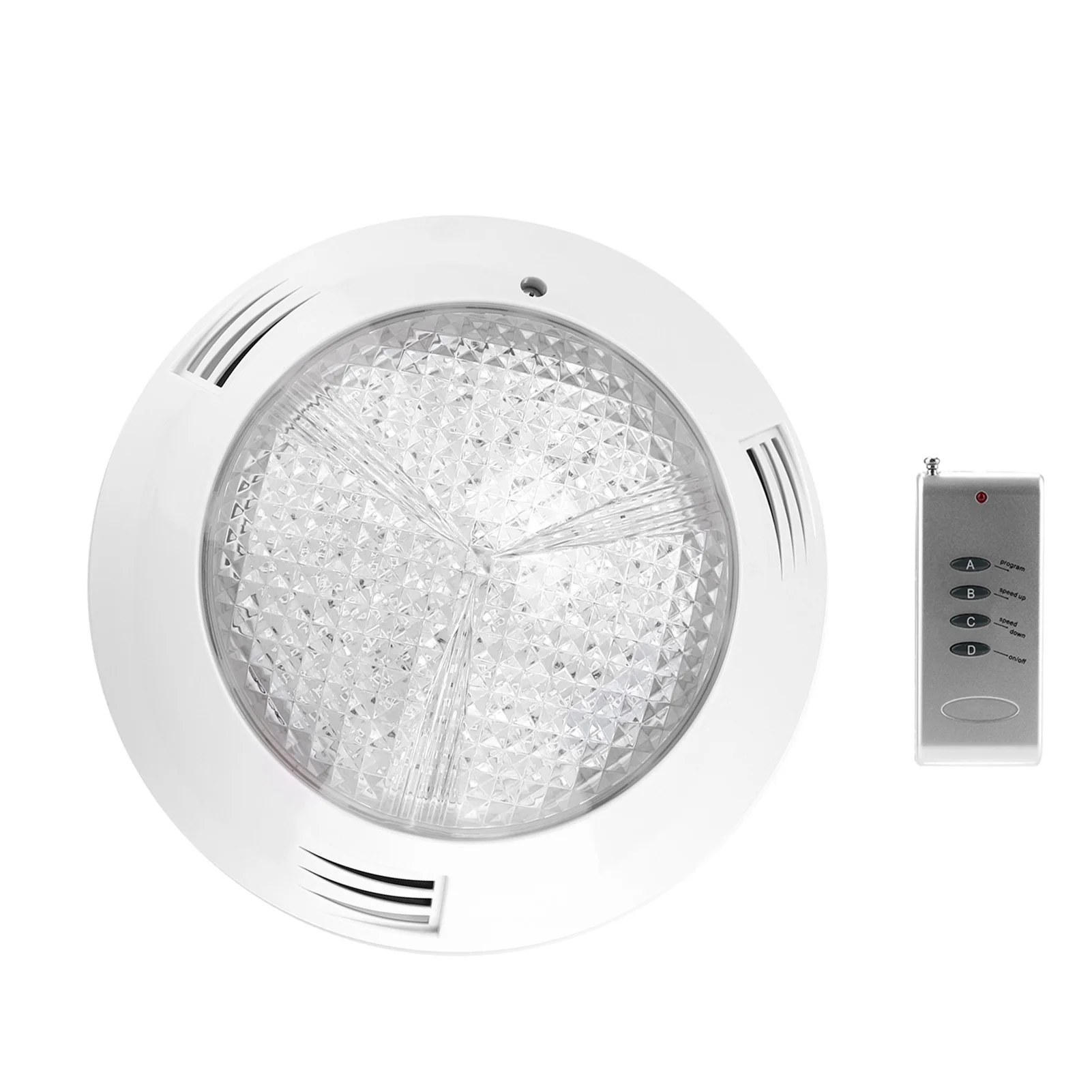 Luce subacquea a LED AC12V 35W 360LED RGB Lampada subacquea multicolore per piscina impermeabile con telecomando
