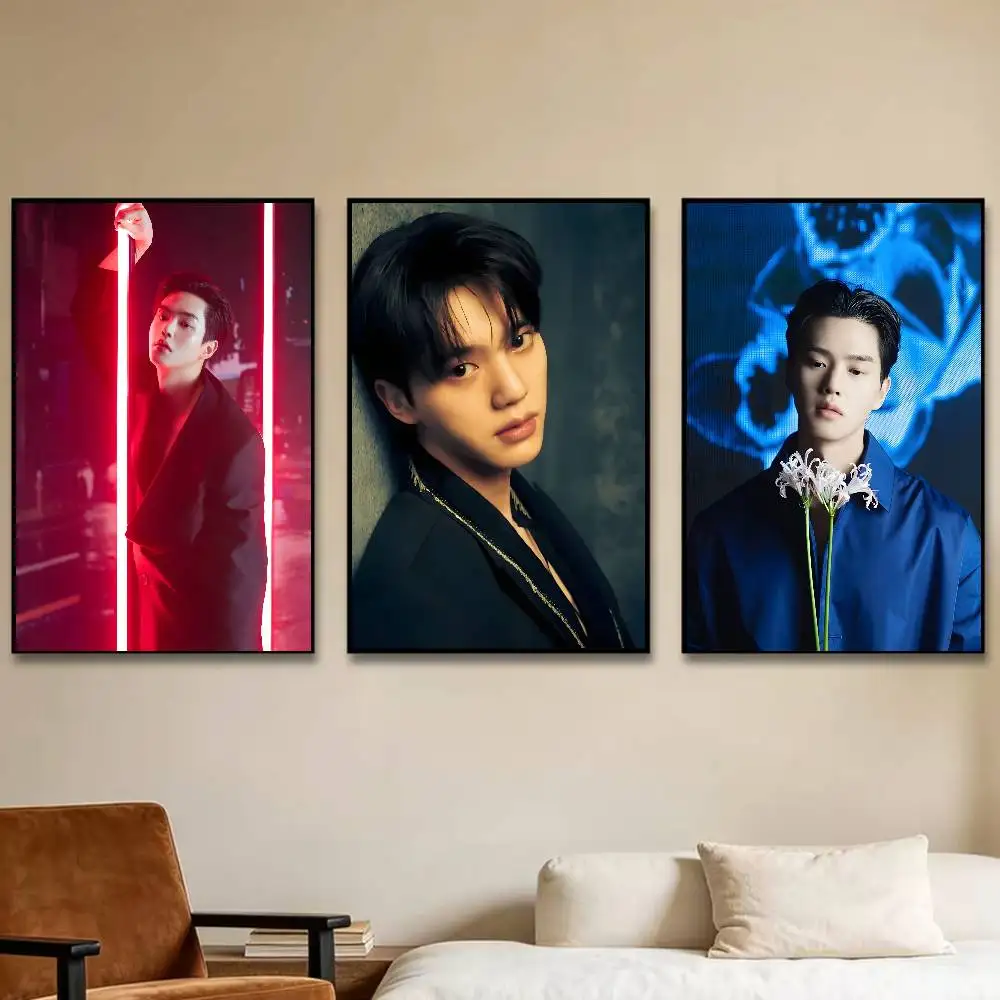 Actor S-song Kang Poster Room Decor Waterproof Sticky For Home Bar Wall Art Decoration