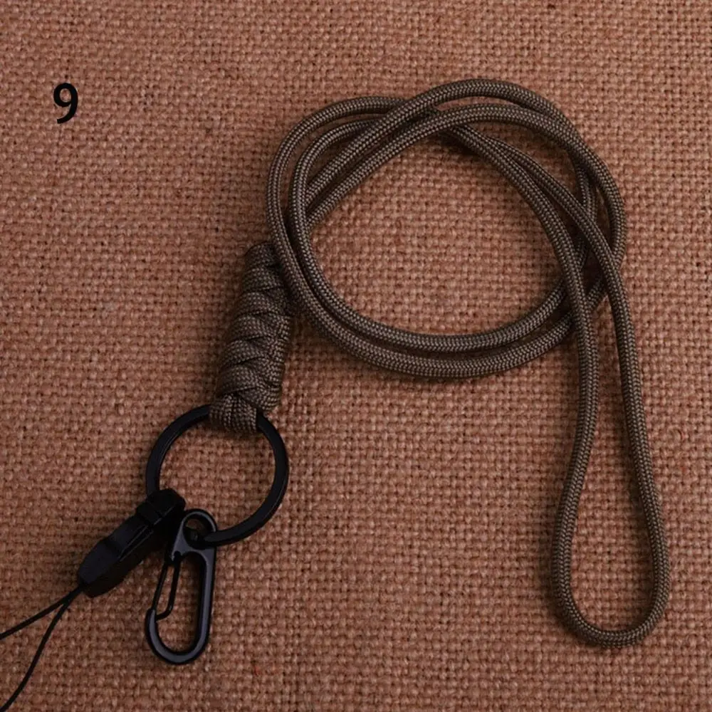 

17 Styles Emergency Survival Backpack High Strength Lanyard Rotatable Buckle Key Ring Parachute Cord Paracord Keychain